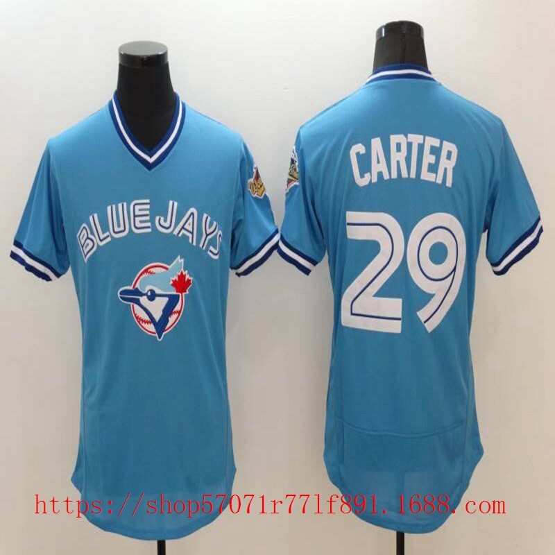 ⚾ 22-23 MLB Baseball Jersey Foreign Trade Exclusive For Toronto Blue Birds Toronto Blue Jays Baseball Uniform Jersey