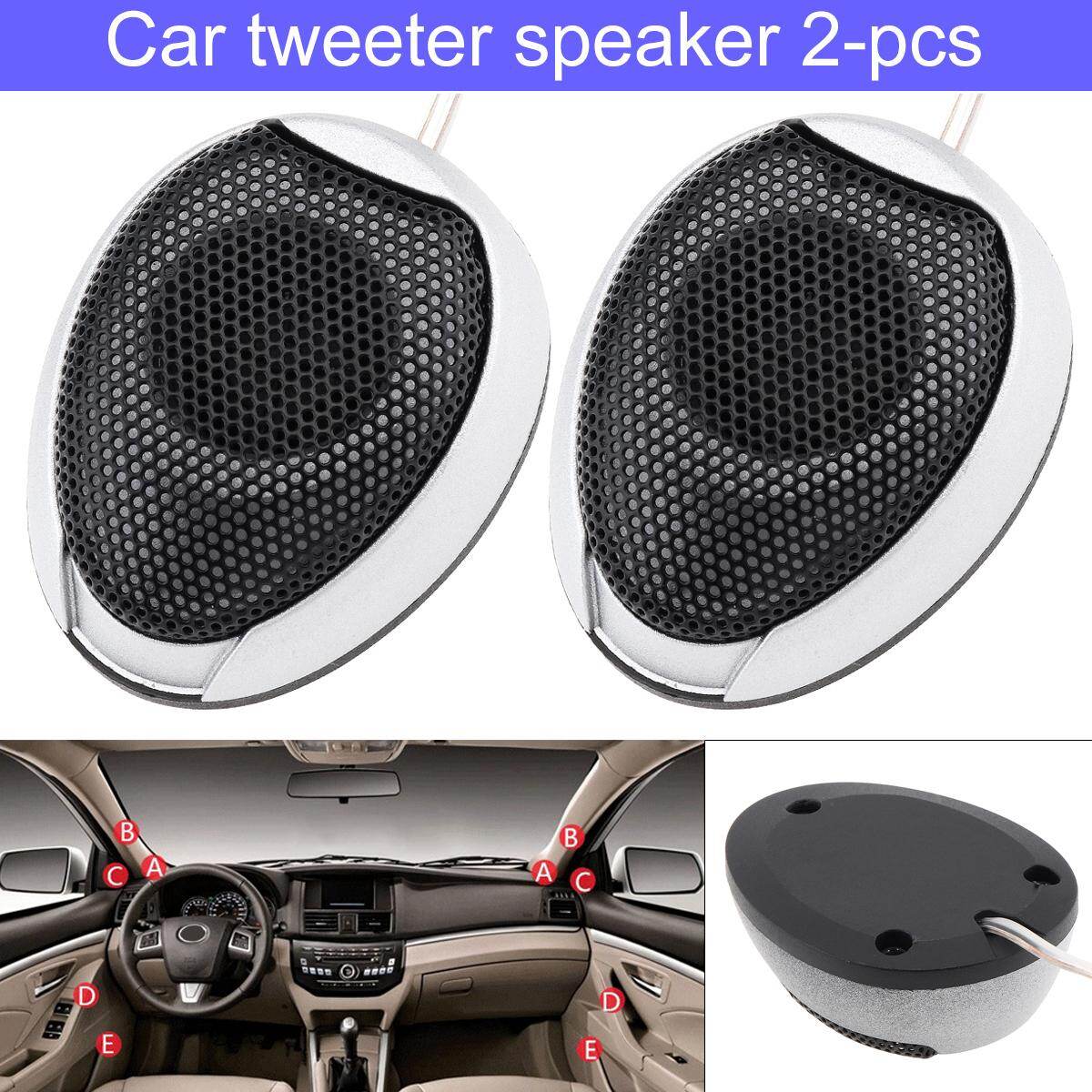 2 loa tweeter vòm xe hơi mini bằng kim loại + nhựa hiệu suất cao 1000w thông dụng, cho hệ thống âm thanh xe hơi
