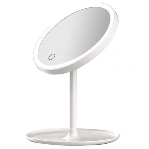 Gương Chiếu Sáng Chuyên Nghiệp Có Đèn LED, Cho Trang Điểm, Có Thể Điều Chỉnh Ánh Sáng Gương Led Trang Điểm Bàn Màn Hình Cảm Ứng Bàn Chải Lông Mi