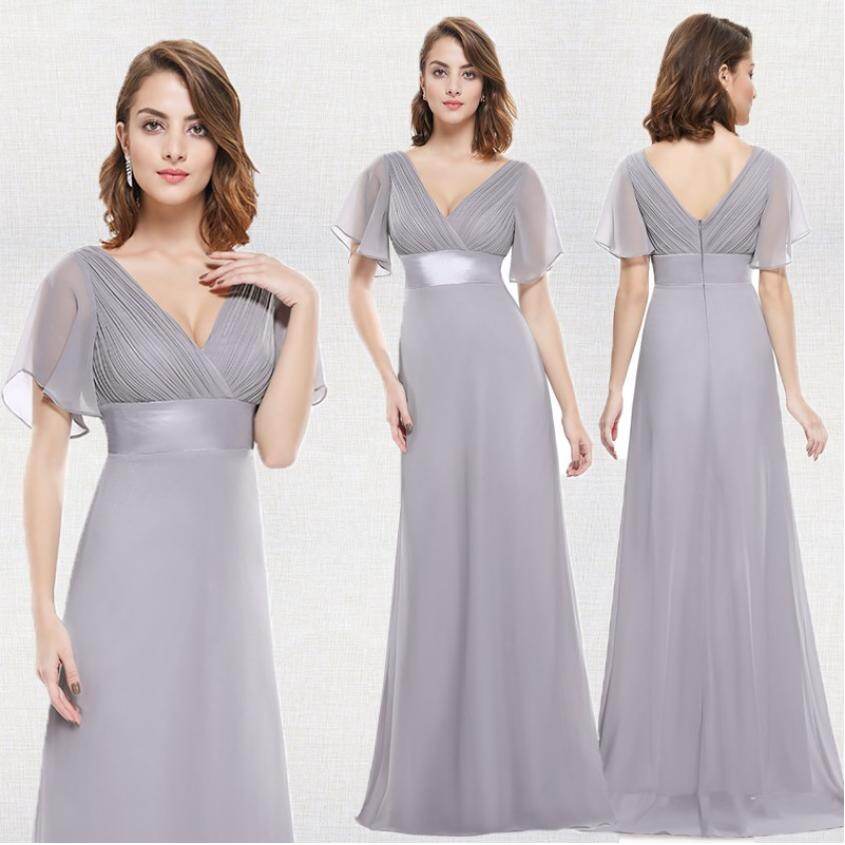 gray gown design