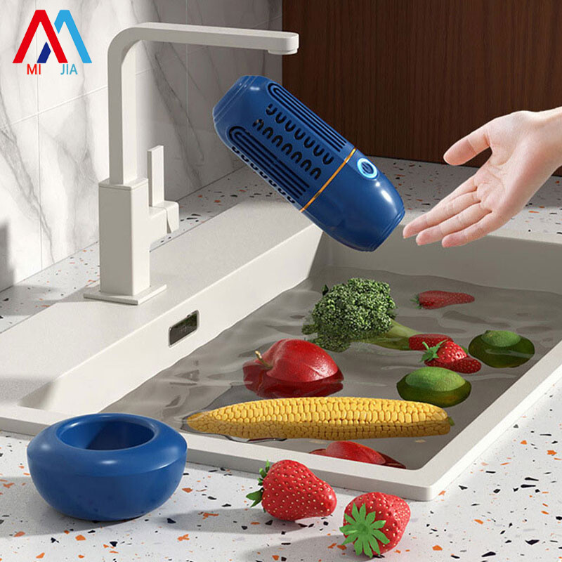 Xiaomimijia ready to delivery! machine washing vegetables fruit portable washing machine fruit vegetables household multi-purpose cleaning and bar filter Wireless
