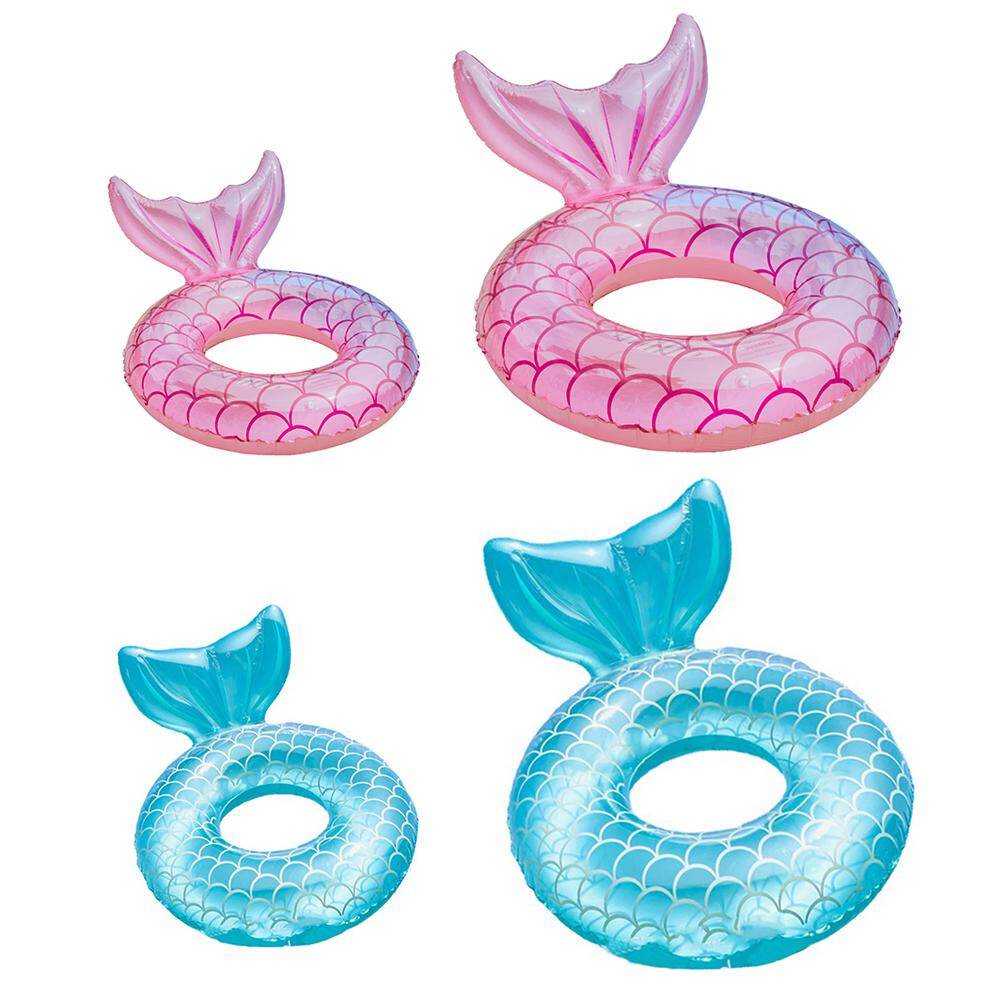 Practical Thickened Backrest Inflatable Swimming Ring for Adult Floating Swimming Circle