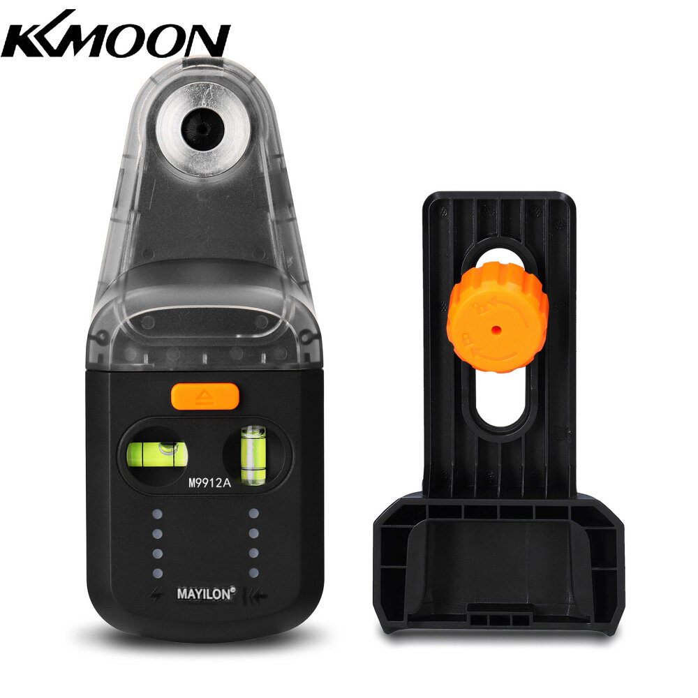 KKmoon MAYILON Electric Drilling Dust Collector Laser Level 2 In 1 Functions Household Wall Electric Suction Vacuum Drilling Dust Collector Dust Cleaning Suction Tools with Laser Level Function 5KG Load Capacity Bracket