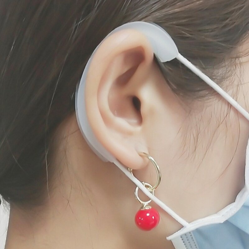 1 Set Soft Silicone Ear Hook Anti Leak Anti Pain Invisible Earmuffs Ear Protection Ear Artifact