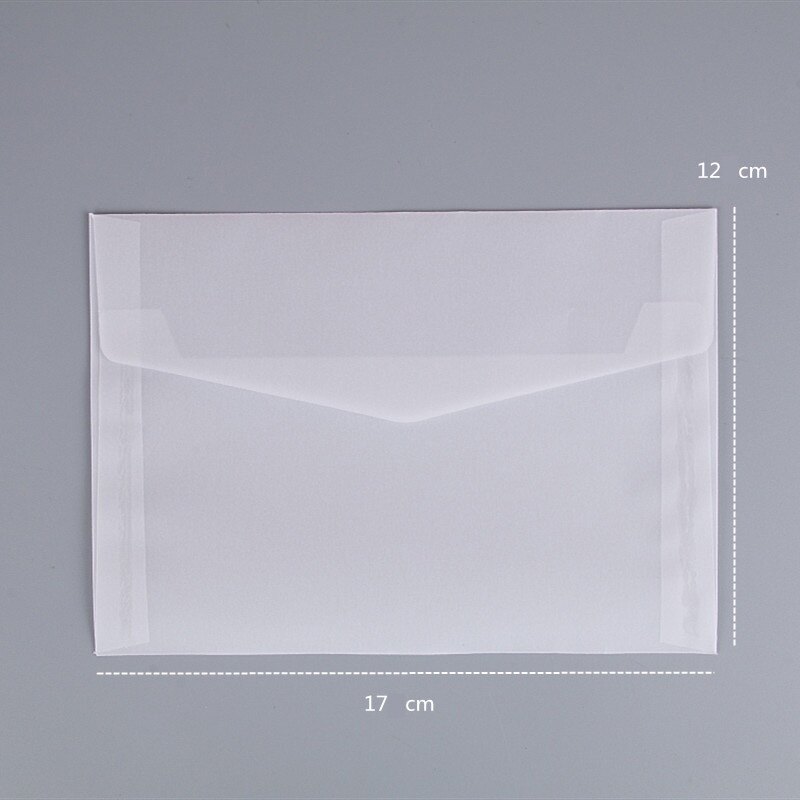 INS Transparent Sulfuric Acid Paper Envelope Creative Frosted Envelope