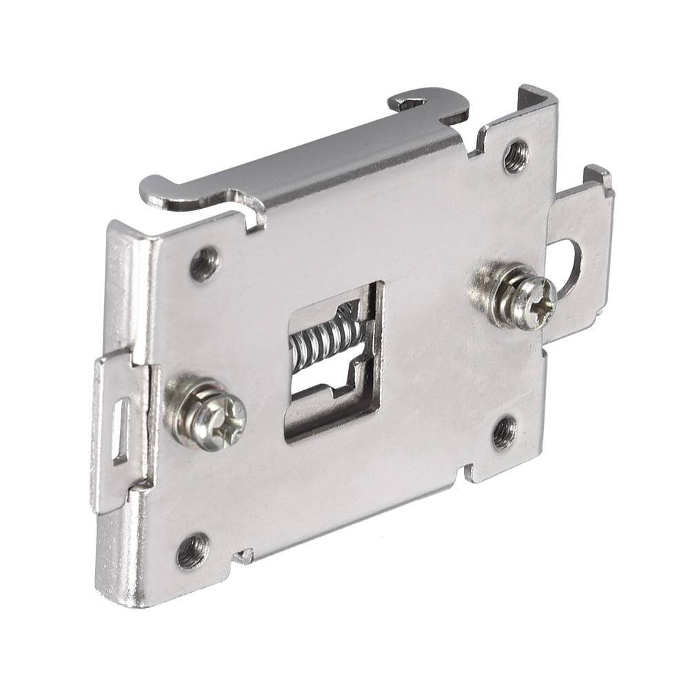 1PCS DIN rail fixed clip 35MM DIN Rail Fixed Solid State Relay Clip DIN Rail Mounting accessories Clamp With 2 Mounting Screws