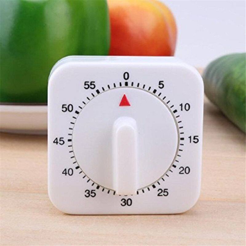 1pcs Square 60 Minute Mechanical Kitchen Cooking Timer Alarm Food P aration Baking popular