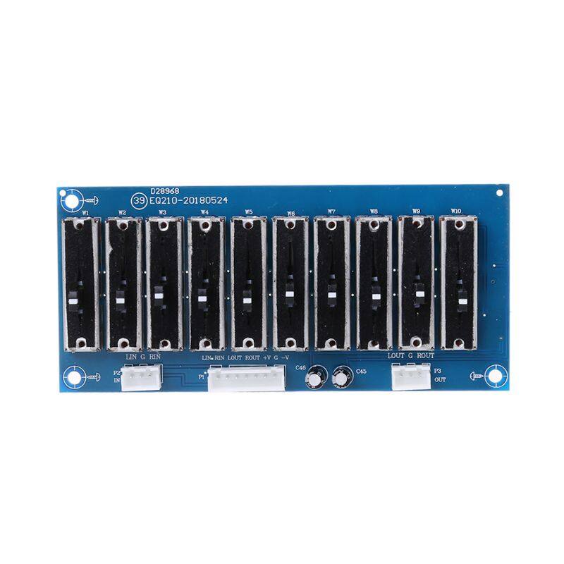 EQ Equalizer Board Stereo Dual Channel Adjustable Tone Boards Preamp