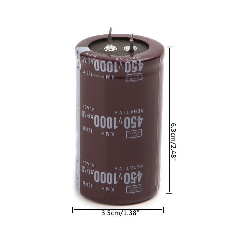 Tụ Điện Phân Nhôm 450V 1000UF Tần Số Cao Thể Tích 35x60