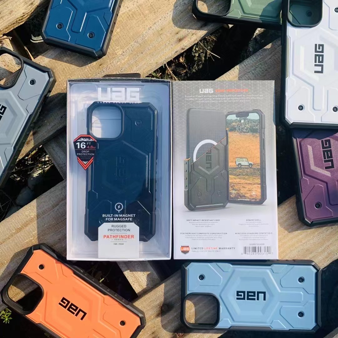 UAG With magsafe Shatter-resistant Case Cover For iphone 15 pro max 14 pro max iPhone 13 pro max 12 pro max Pathfinder with Feather-Light Rugged Military Drop Tested iPhone Casing