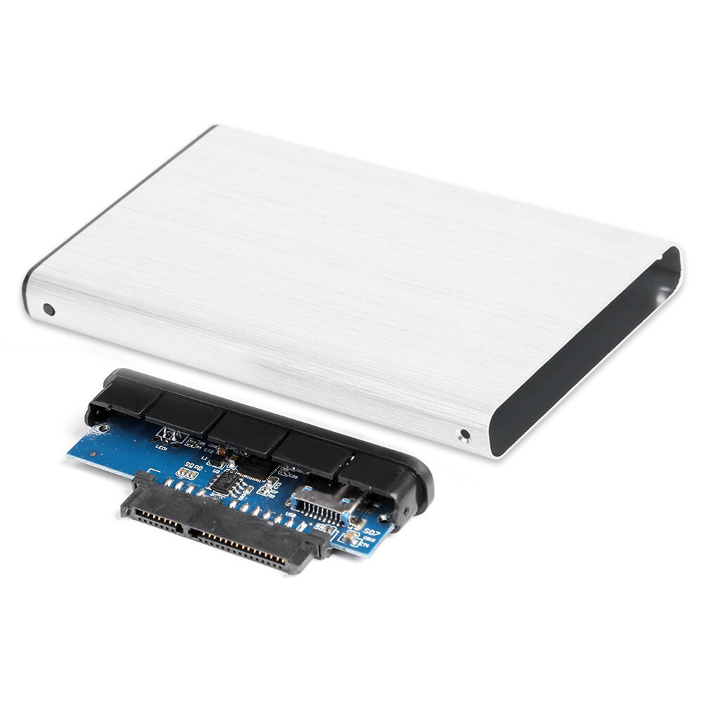 Hộp Ổ Cứng Gắn Ngoài USB 3.0, Vỏ Ổ Cứng SSD 6Gbps 2.5 Inch Bằng Hợp Kim Nhôm