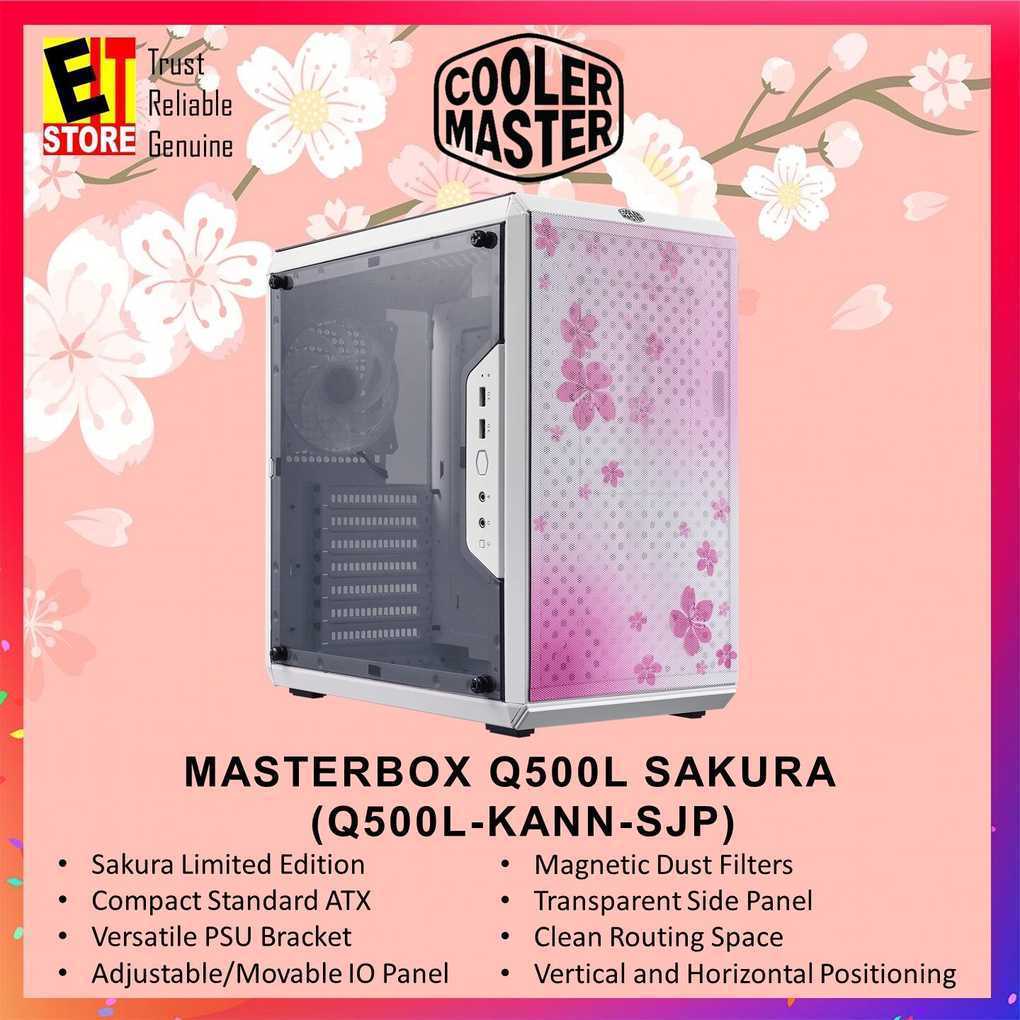 COOLER MASTER MASTERBOX Q500L SAKURA 