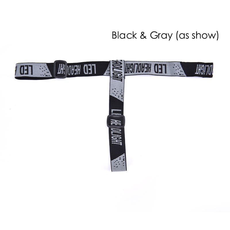 Akabs Universal Adjustable Head Lamp Strap High Elasticity Frontal Headband For LED
