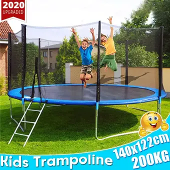 toddler trampoline with safety net