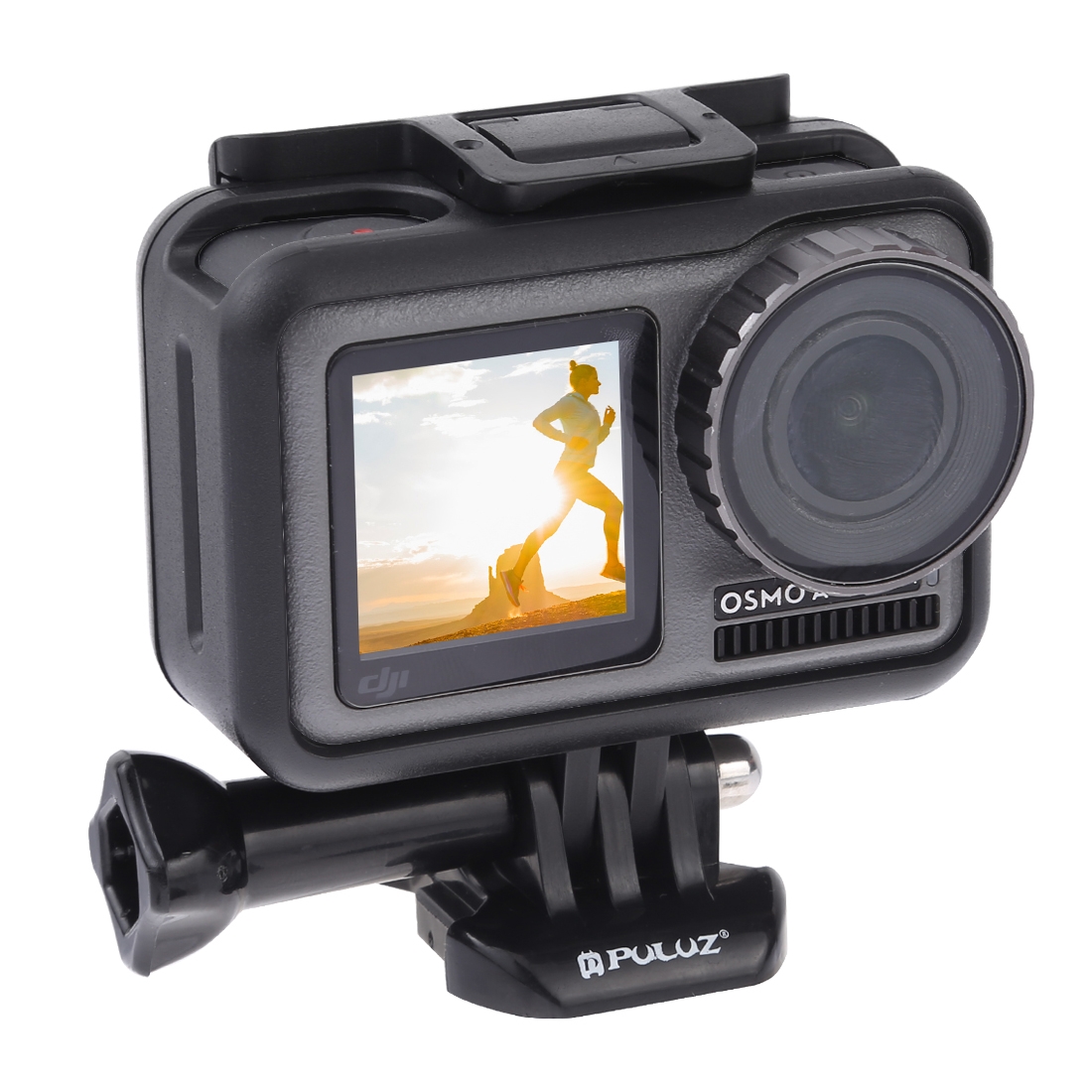 PULUZ Khung Viền Tiêu Chuẩn Khung Bảo Vệ ABS Cho DJI Osmo Action, Có Khóa Gắn Cơ Bản & Vít