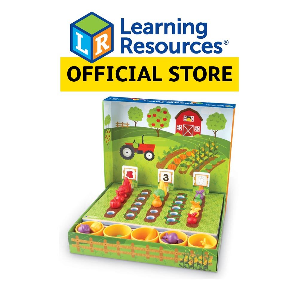LEARNING RESOURCES Veggie Farm Sorting Set Age 37, Counting, Matching