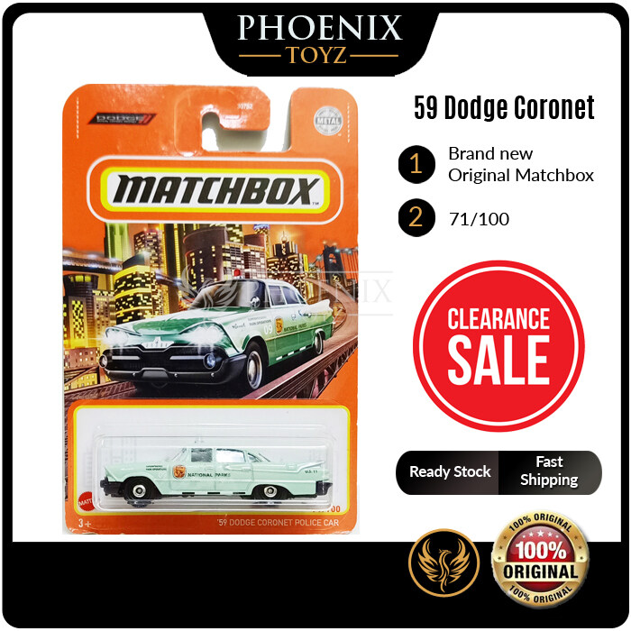 Matchbox dodge coronet sales police