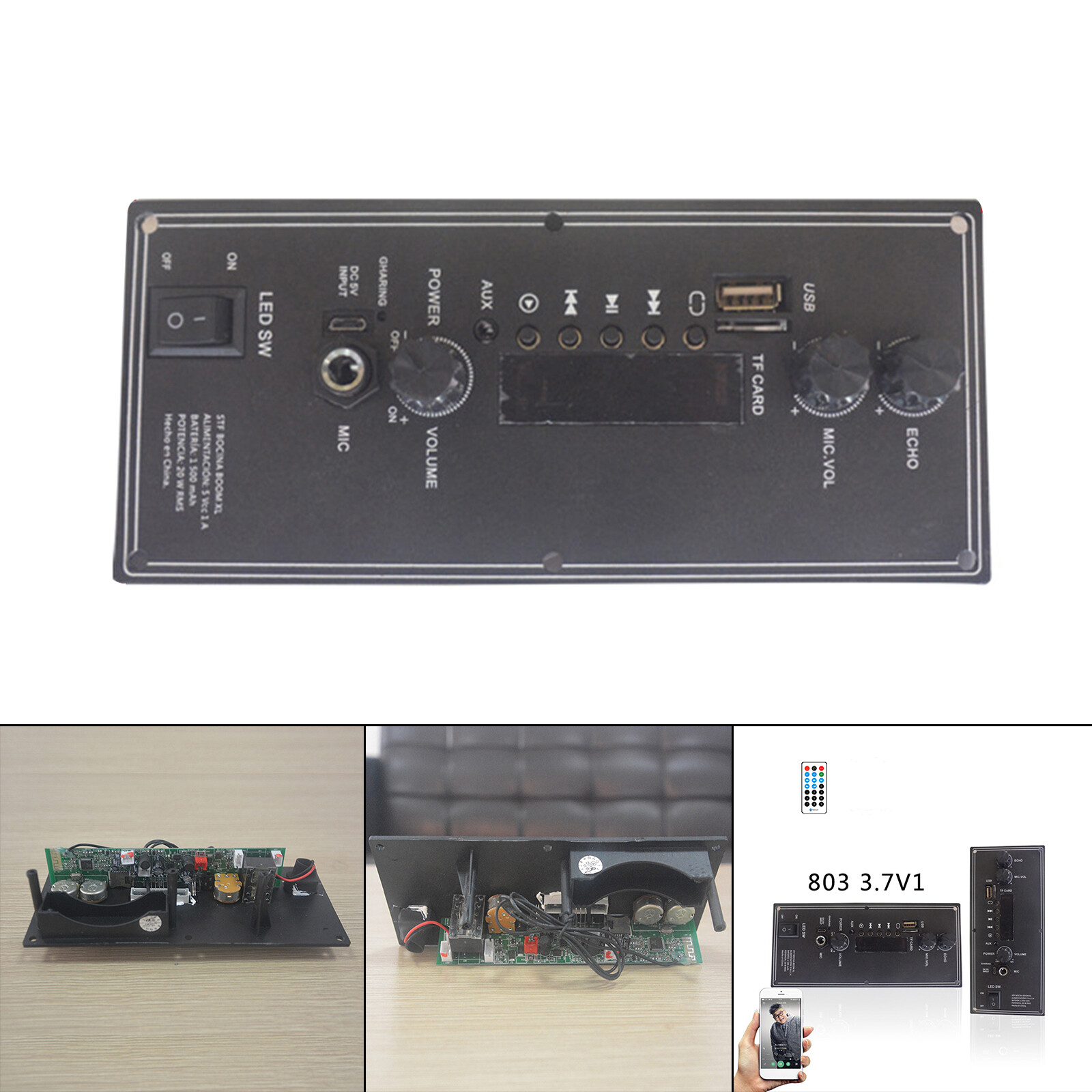CCEarth Audio Amplifier Decoder Board MP3 FM TF Card Wireless for Vehicle Audio Accs