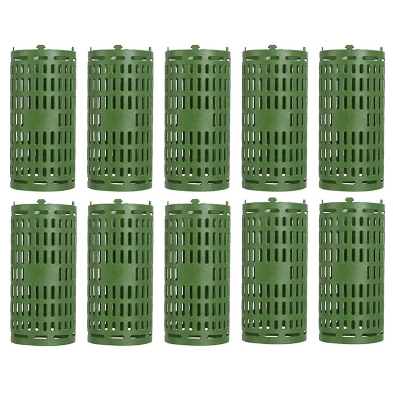 10 Pack Plastic Plant Tree Trunk Protectors Easy Flexible Tree Guard Expandable Nursery Mesh 0263