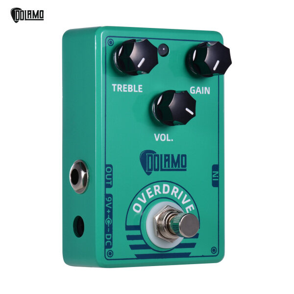 Dolamo D-12 Overdrive Guitar Effect Pedal with Treble Gain Volume Controls True Bypass Design for Electric Guitar Malaysia