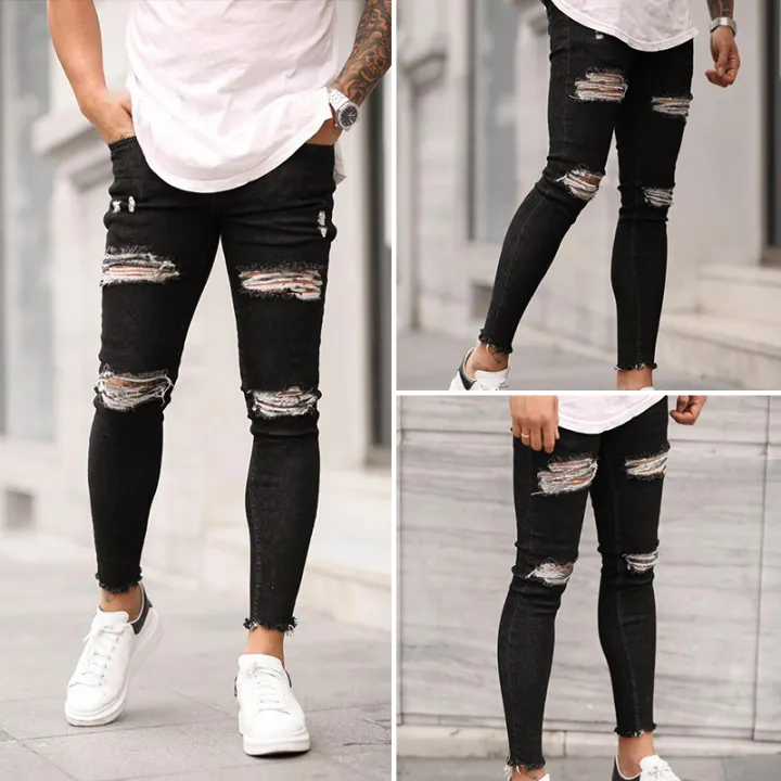 ripped jeans distressed