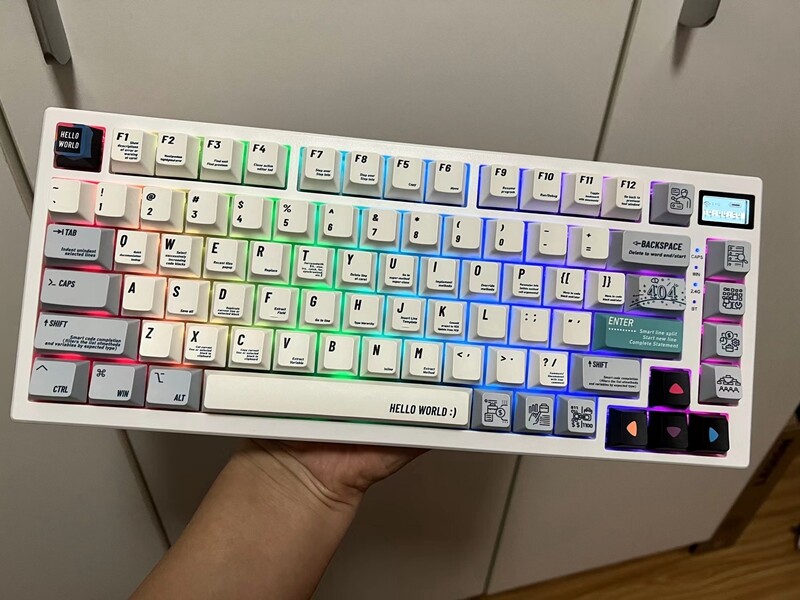 【Keycap Only】Programmer Theme Keycap 120+Keys Cherry  Profile PBT Sublimation Keycaps For Cherry MX Switch Mechanical Keyboard Keychron/RK61/GK61/Anne Pro 2