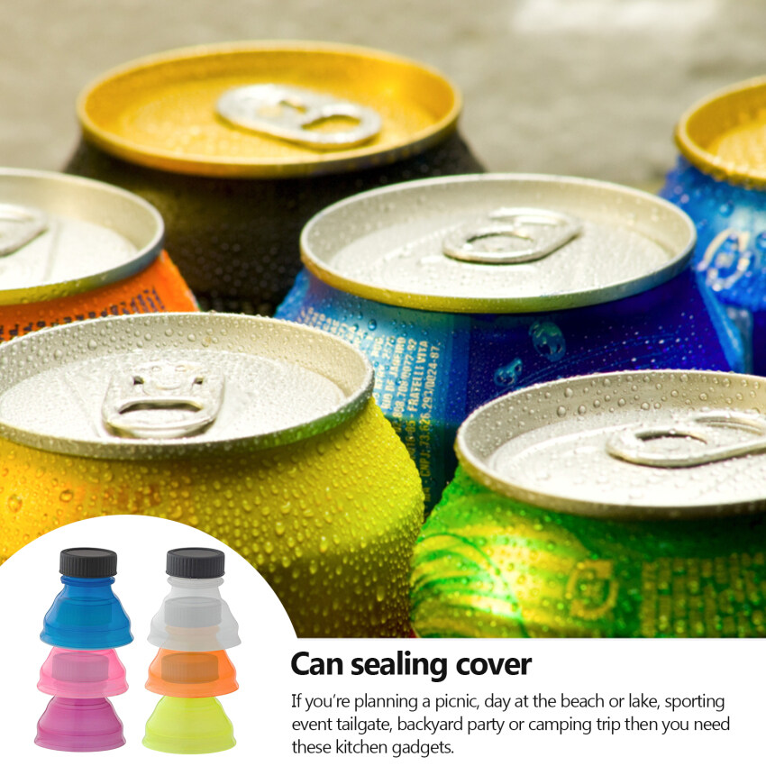 Nắp Đậy Lon Soda, 6 Cái Nắp Lon Hữu Ích Có Thể Tái Sử Dụng Nắp Đậy Nắp Lật