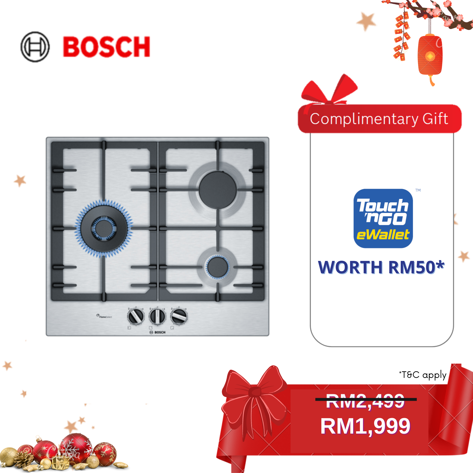 bosch flame select hob