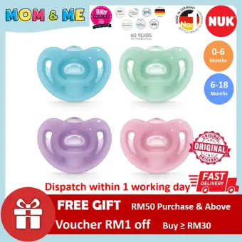 nuk sensitive orthodontic pacifier