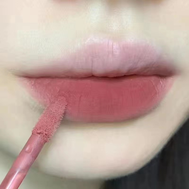 KAKASHOW Lip Gloss Ice Cube Velvet Lip Glaze Matte Lipstick Long Lasting Waterproof Moisturizing Lip Tint Liquid Lipstick Makeup