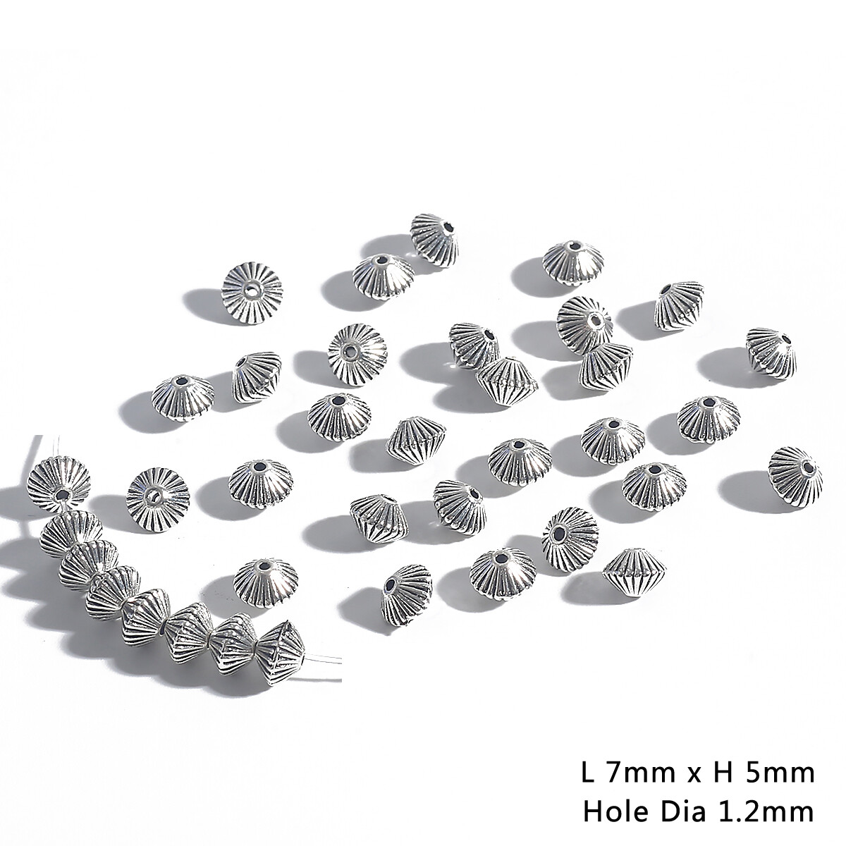 30-50Pcs Antique Silver Alloy Butterfly Beads Spacer Beads Charms For Jewelry Making Findings Diy Necklace Earrings Accessories