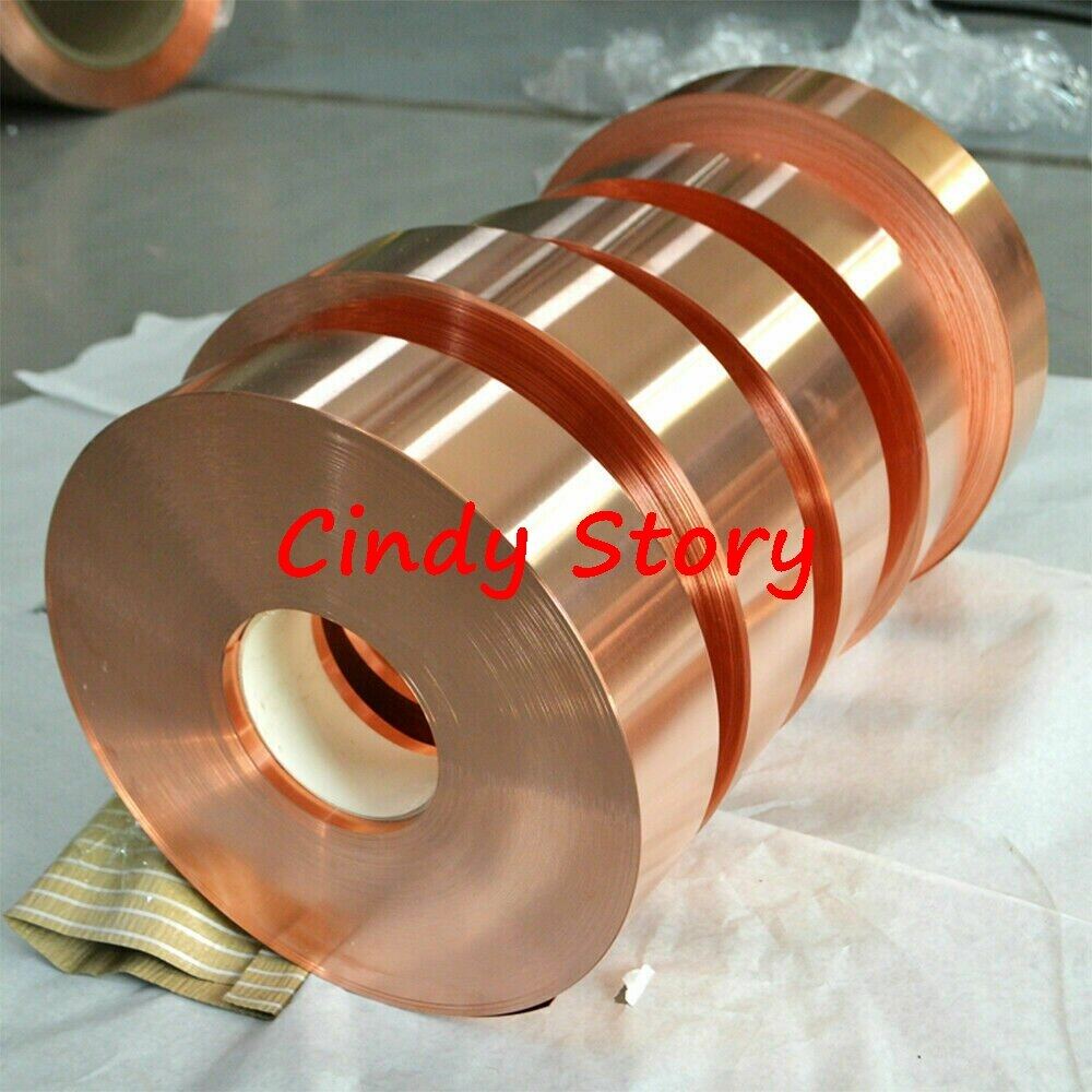 1pcs 100mm 99.9% Pure Copper C11000 Cu Metal Block Copper Flat Bar Electrode Bar 