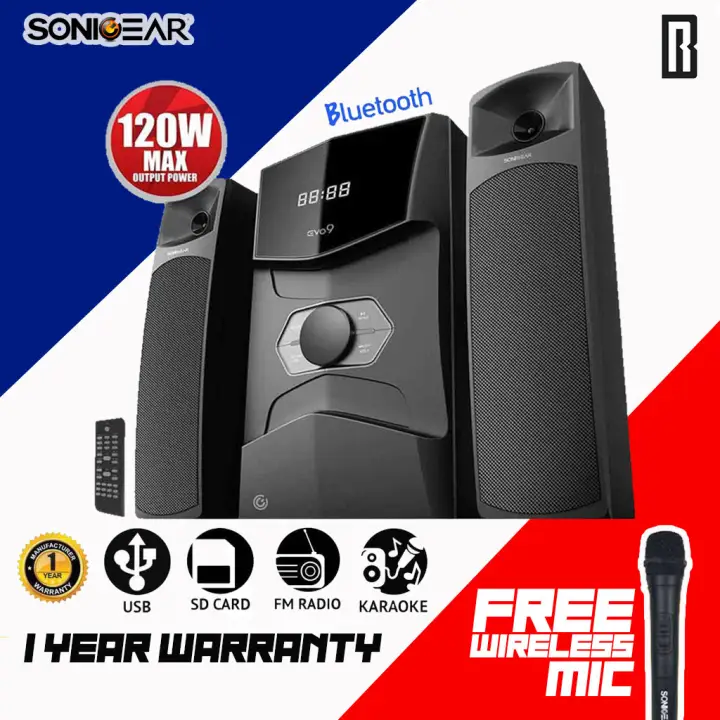 Sonicgear Evo 9 Btmi Speaker Powerful Audio Soundbars Speakers Amplifiers On Carousell