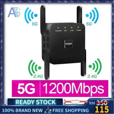 5G WiFi Extender 1200Mbps Router Wifi Repeater 2.4G Wireless Wifi Range Booster Wi-Fi 5ghz Wi Fi Repiter