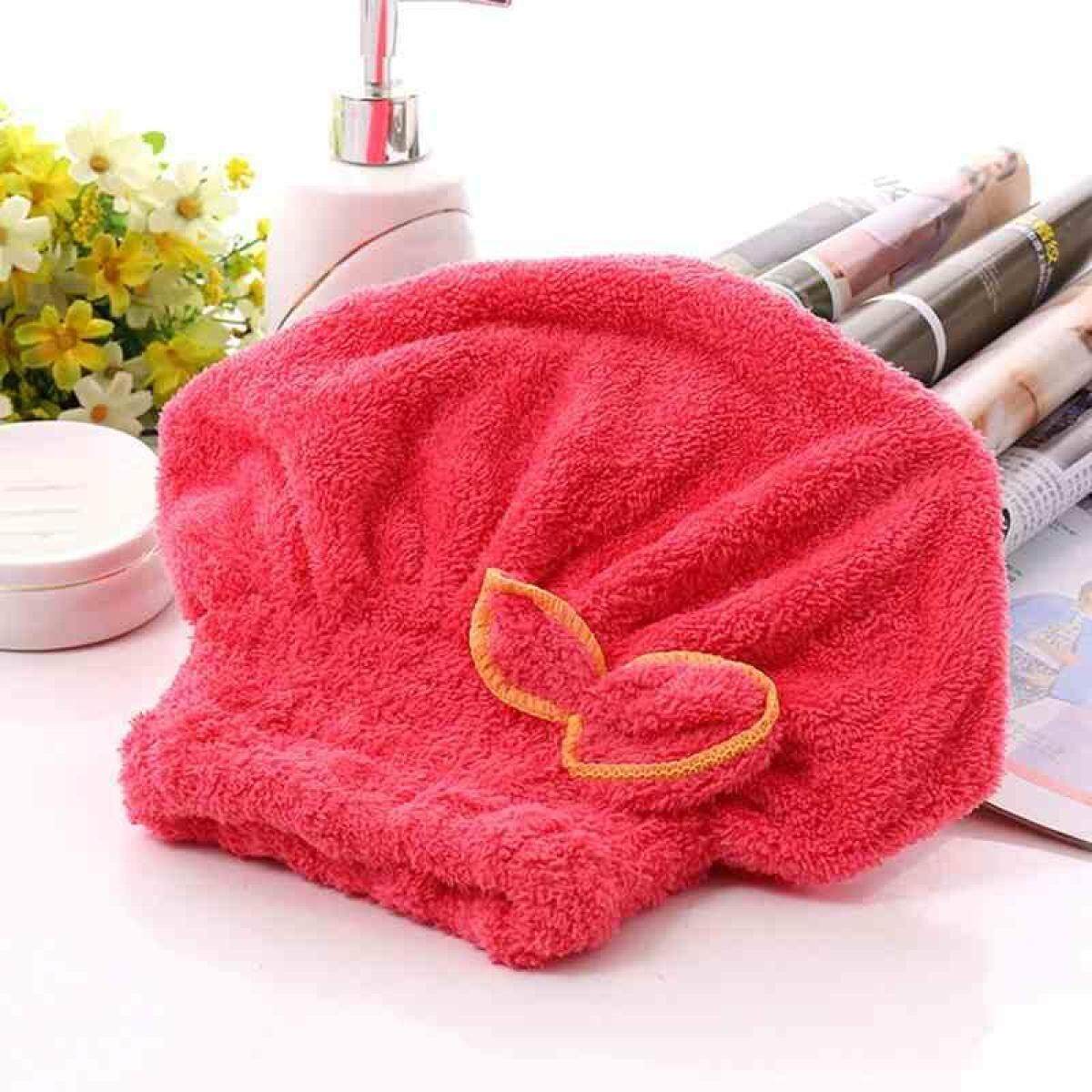 Nhanh Khô Tắm Microfiber Tóc Quấn Khăn Tắm Spa Nơ Tắm Mũ Đội Đầu Nón