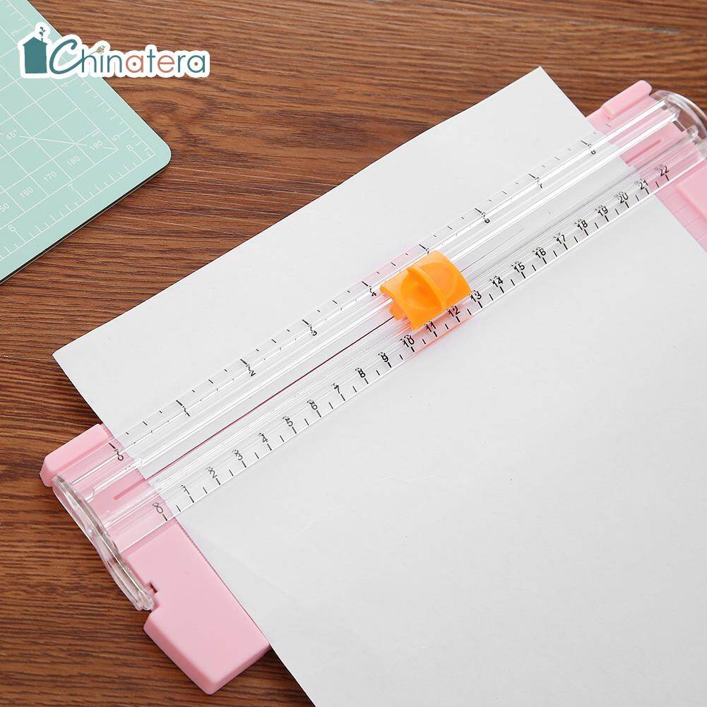 [Chinatera] Portable A5 Precision Paper Card Cutting Blade Art Trimmer Photo Cutter Mat Blades Office Kit