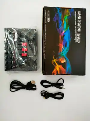 V8S+BM800 Mic Set Live Sound Card Bluetooth USB Set [G1-46]