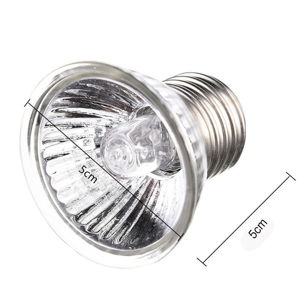 DEQIX Lizard Full Spectrum Heat Lamp Turtle UVA Light Halogen Bulb Basking Light Reptile