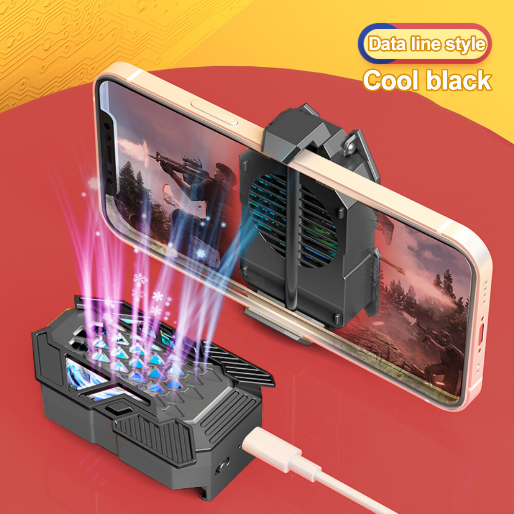 หม้อน้ำโทรศัพท์มือถือ Gaming Universal Phone Cooler ที่วางพัดลมแบบพกพา