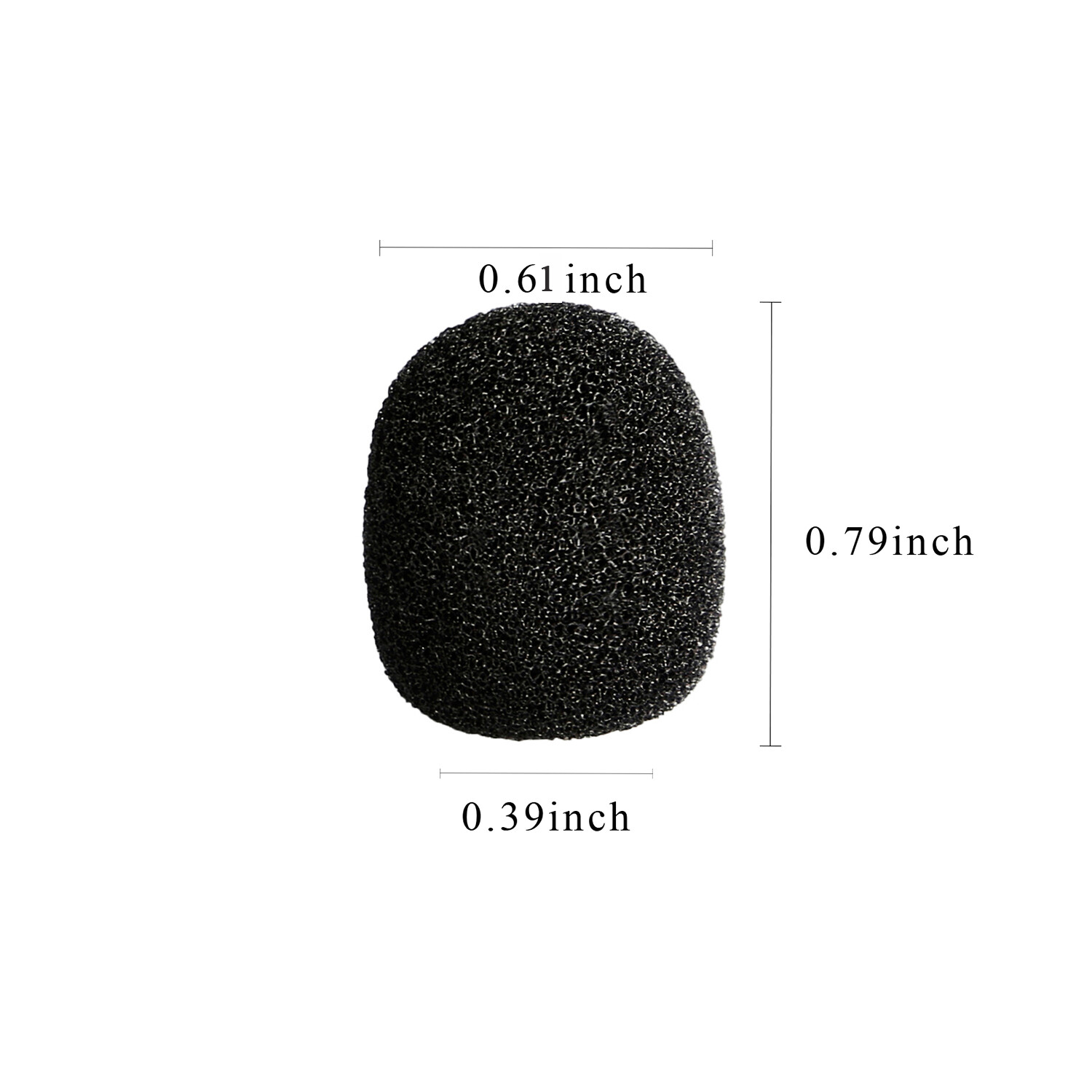 BOYA Microphone Accessories Lapel Mic Windscreen foam microphone covers for BY-M1 (2 pack)