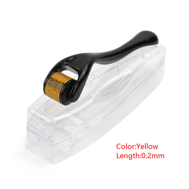 DRS 540 Derma Roller 0.2/0.25/0.3 Needling Titanium Mezoroller Microneedling Roller for Skin Care Therapy Hair-loss Treatment