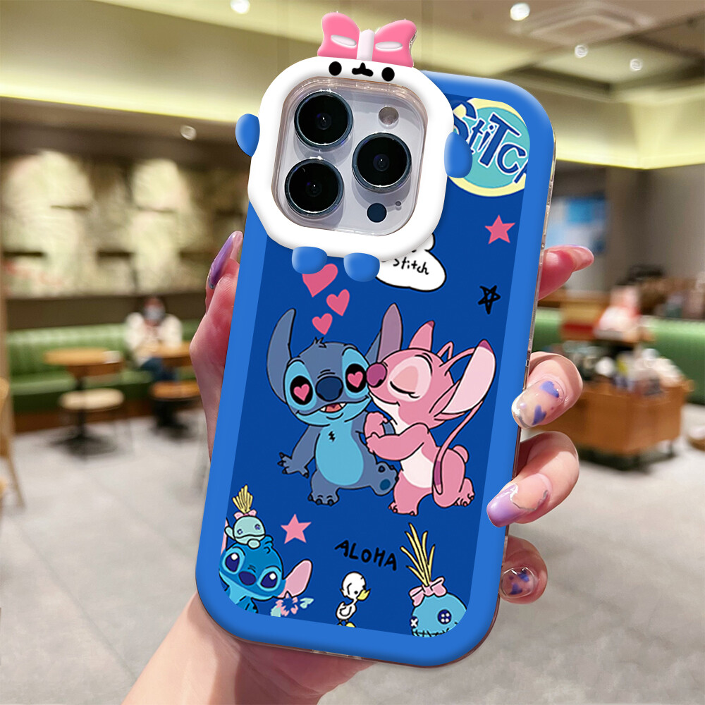 Hontinga Casing Case For Xiaomi Redmi Note 10 5G Note 10 Pro Note 11 5G Pro+ 5G Case Cute Stitch Soft Silicone Full Cover Shockproof Rubber Cases Back Cover Phone Casing Softcase For Girls