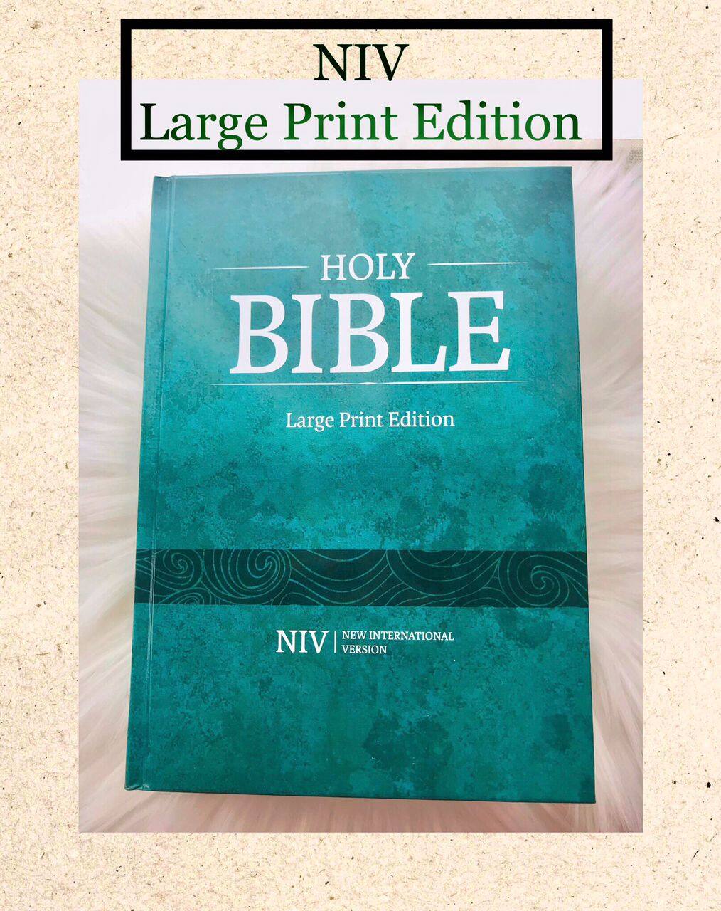 Holy Bible - Large Print NIV Bible | Lazada