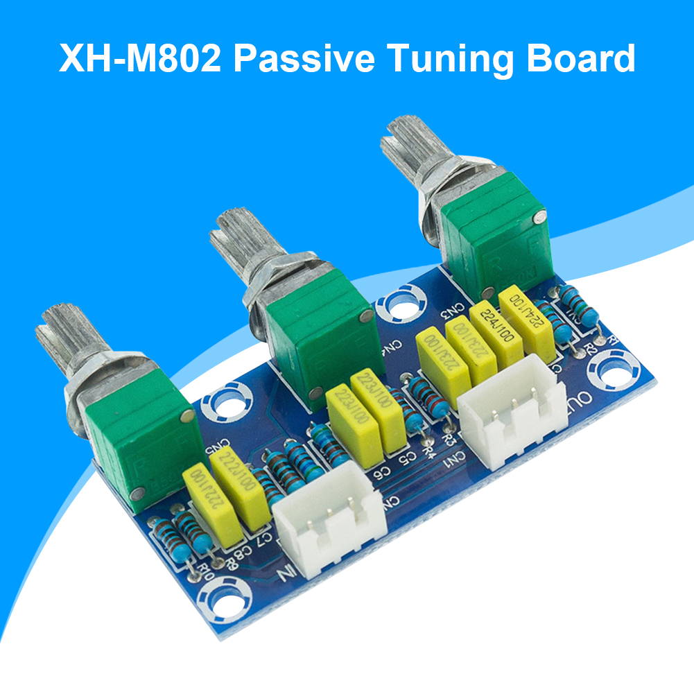 Professional Passive Preamplifier Tone Board HiFi Treble Bass Volume Control Module