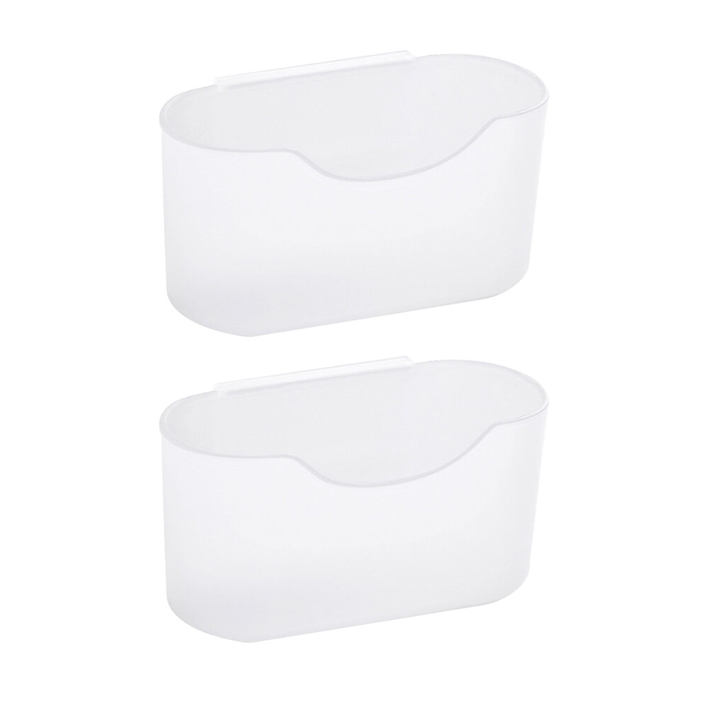 2Pcs Kitchen Refrigerator Storage Box Plastic Mini Seasoning Bag Storage Gap Hanging Partition Storage Box For Home