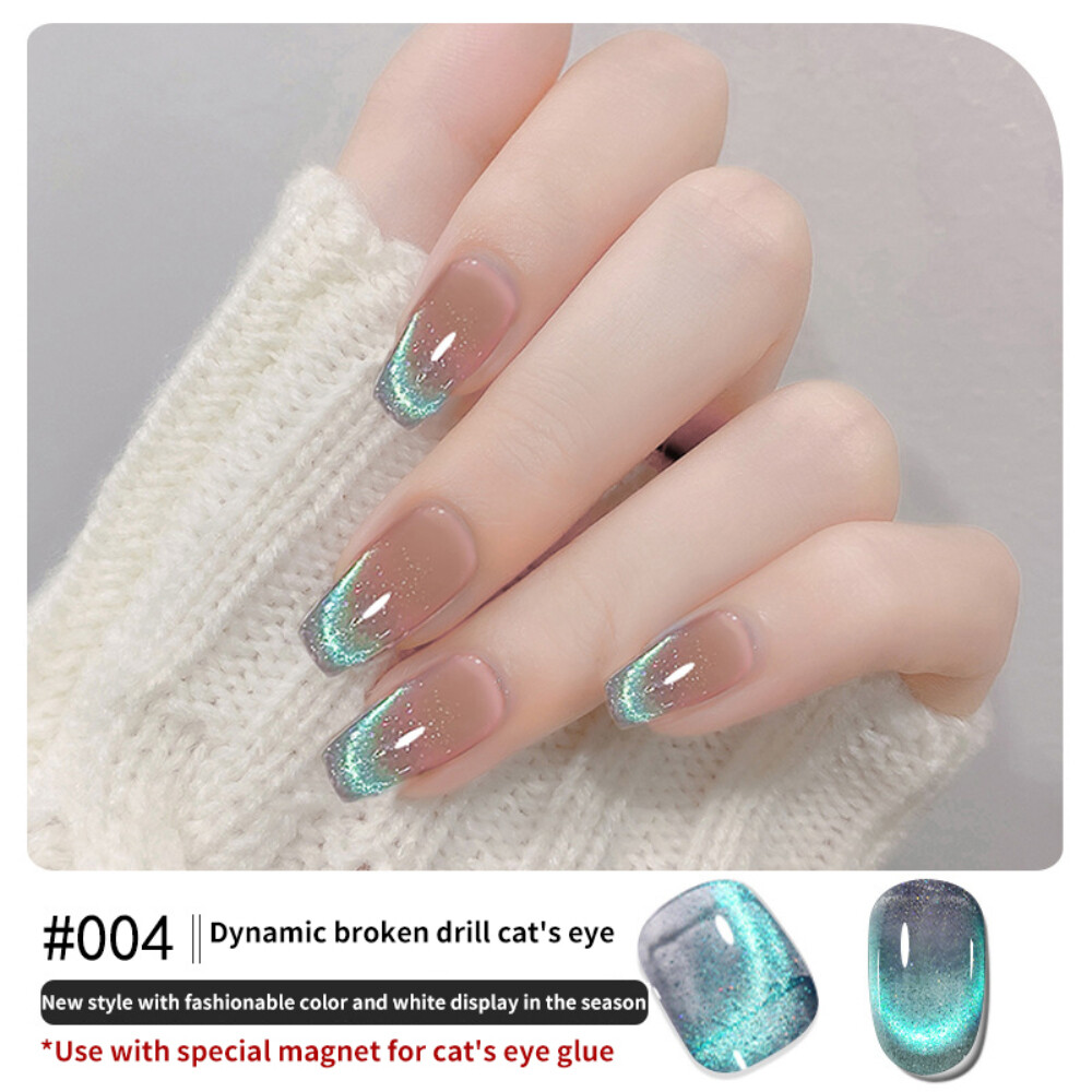 COLORKEY New Dynamic Chipped Cat's Eye nail polish Gel Whitening Autumn and Winter Explosion Sparkle Stone Cat's Eye Phototherapeutic Gel