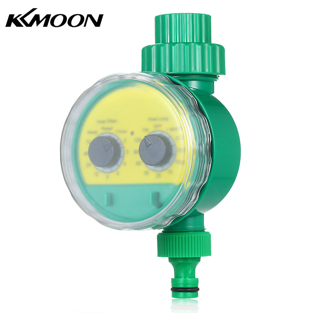 KKmoon Outdoor Timed Irrigation Controller Automatic Sprinkler Controller Programmable Valve Hose Water Timer Faucet Watering Timer for Home Garden Farmland