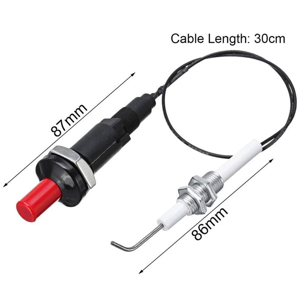 Universal Piezo Spark Ignition Cable Push Button Igniter Gas Grill BBQ