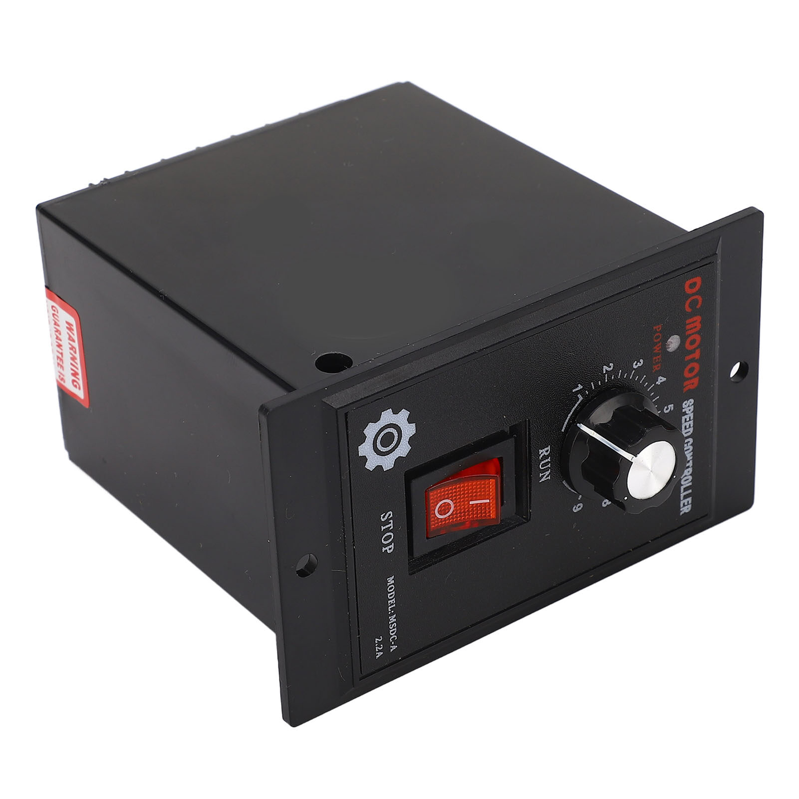 DC Motor Speed Controller 220VAC Input 200VDC Output ABS Wide Speed Range Motor Speed Switch for Replacement