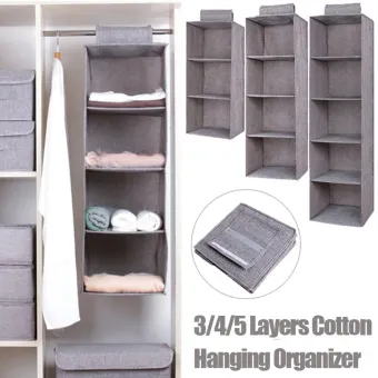 3 4 5 Layers Household Space Saver Cotton Closet Container Storage